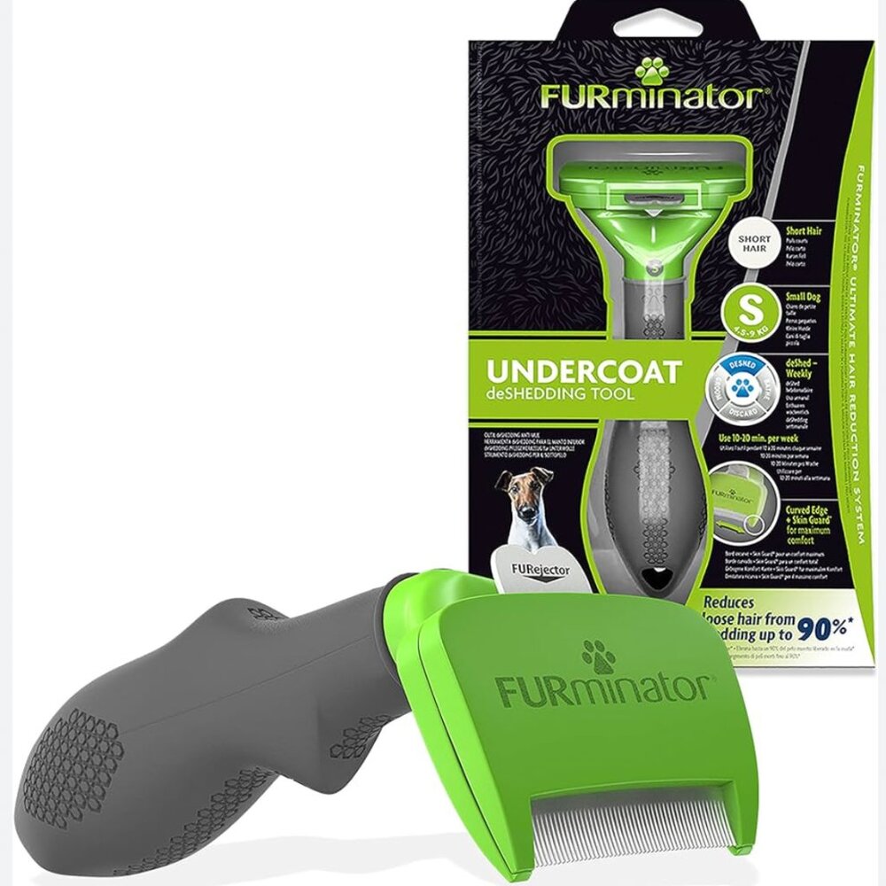FURminator Undercoat deShedding Tool for Small Short Hair Dogs